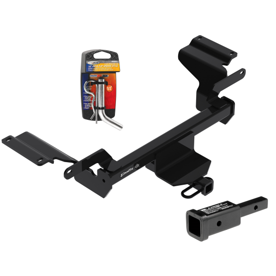 Trailer Tow Hitch For 18-20 Buick Regal TourX w/ 2" Adapter and Pin/Clip