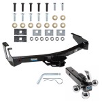 Reese Trailer Tow Hitch Receiver For 94-03 Dodge Van B Series Ram 1500 2500 3500 w/Tri-Ball Triple Ball 1-7/8" 2" 2-5/16"