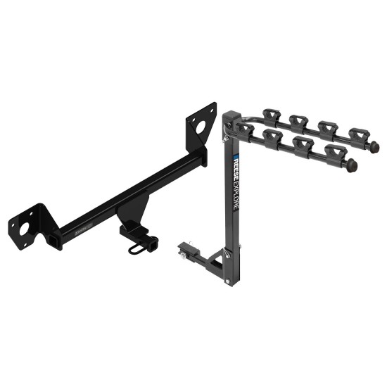 Trailer Tow Hitch For 21-23 Chevrolet Trailblazer 20-23 Buick Encore GX tilt away adult or child arms fold down carrier 