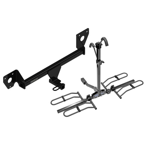 Trailer Tow Hitch For 21-23 Chevrolet Trailblazer 20-23 Buick Encore GX 1-1/4" Receiver Platform Style 2 Bike Rack