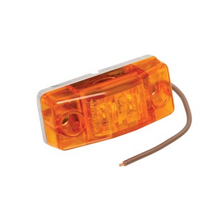 Wesbar Clearance Light LED #99 Amber w/Type 302 Stainless Steel Hardware