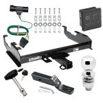 Trailer Tow Hitch For  73-84 Chevy C/K 67-84 GMC C/K w/ 8' Bed Deluxe Package Wiring 2" Ball and Lock