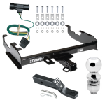 Trailer Tow Hitch For  73-84 Chevy C/K 67-84 GMC C/K w/ 8' Bed Complete Package w/ Wiring and 2" Ball