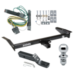 Trailer Tow Hitch For 92-97 Ford Crown Victoria Mercury Grand Marquis Complete Package w/ Wiring and 1-7/8" Ball