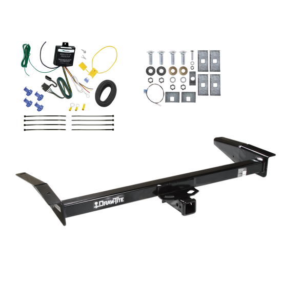 Trailer Tow Hitch For 98-09 Ford Crown Victoria 81-11 Lincoln Town Car 98-11 Mercury Grand Marquis 03-04 Marauder w/ Wiring Harness Kit