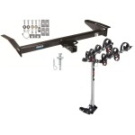 Trailer Tow Hitch For 79-11 Ford Crown Victoria Lincoln Town Car w/ 4 Bike Carrier Rack