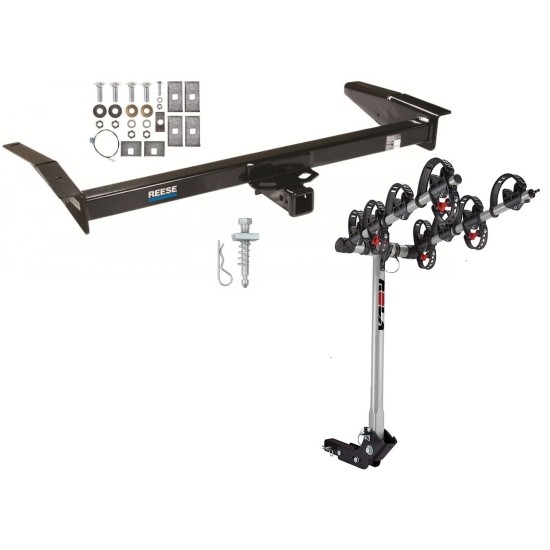 Trailer Tow Hitch For 79-11 Ford Crown Victoria Lincoln Town Car w/ 4 Bike Carrier Rack