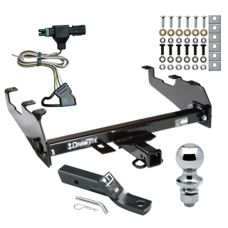 Trailer Tow Hitch For 85-86 88-91 Chevy GMC C/K w/Deep Drop Bumper Complete Package w/ Wiring and 1-7/8" Ball