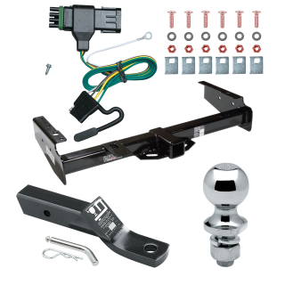 Trailer Tow Hitch For 92-00 Chevy GMC Suburban C/K Blazer Tahoe Yukon Complete Package w/ Wiring and 1-7/8" Ball