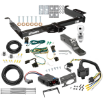 Class 4 Hitch For 03-23 Chevy Express GMC Savana Van w/ Draw-Tite Trailer Brake Control 7-Way RV Wiring Complete System Receiver 2" Tow Ball