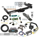 Class 4 Hitch For 03-23 Chevy Express GMC Savana Van w/ Tekonsha Prodigy P3 Trailer Brake Control 7-Way RV Wiring Complete System Receiver 2" Tow Ball