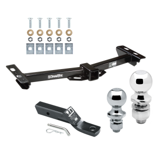 Trailer Tow Hitch For 88-00 Chevy GMC C/K w/Aftermarket Roll Pan Receiver w/ 1-7/8" and 2" Ball