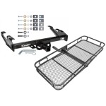 Trailer Tow Hitch For 88-00 Chevy GMC C/K 1500 2500 3500 Basket Cargo Carrier Platform w/ Hitch Pin