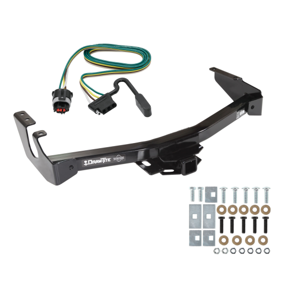 Trailer Tow Hitch For 94-98 Dodge Van B150 B1500 B250 B2500 B350 B3500 w/ Wiring Harness Kit