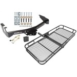 Trailer Tow Hitch For 94-03 Dodge Van B Series Ram 1500 2500 3500 Basket Cargo Carrier Platform Hitch Lock and Cover