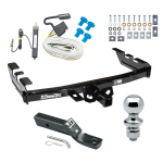 Trailer Tow Hitch For 99-07 Chevy Silverado GMC Sierra 1500 2500 Complete Package w/ Wiring and 1-7/8" Ball