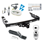 Trailer Tow Hitch For 99-07 Chevy Silverado GMC Sierra 1500 2500 Complete Package w/ Wiring and 2" Ball