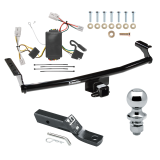 Trailer Tow Hitch For 01-06 Hyundai Santa Fe Complete Package w/ Wiring and 1-7/8" Ball