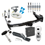 Trailer Tow Hitch For 01-07 Chevy Silverado GMC Sierra 2500 HD 3500 Complete Package w/ Wiring and 2" Ball