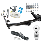 Trailer Tow Hitch For 01-07 Chevy Silverado GMC Sierra 2500 HD 3500 Complete Package w/ Wiring and 2" Ball