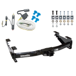 Trailer Tow Hitch For 01-07 Chevy Silverado GMC Sierra 2500 HD 3500 w/ Wiring Harness Kit