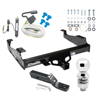 Trailer Tow Hitch For 99-22 F-450 F-550 99-00 F-350 Super Duty Cab and Chassis Complete Package w/ Wiring and 2" Ball