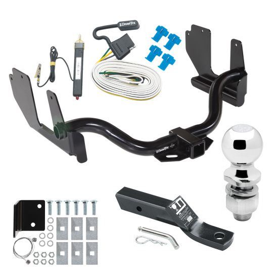 Trailer Tow Hitch For 04-05 Ford F-150 06 Lincoln Mark LT Complete Package w/ Wiring and 2" Ball