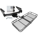 Trailer Tow Hitch For 97-03 F-150 2004 Heritage Flareside Styleside Supercrew F-250 Styleside Basket Cargo Carrier Platform w/ Hitch Pin