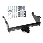 Trailer Tow Hitch For 03-24 Dodge Ram 1500 2500 3500 Platform Style 2 Bike Rack w/ Anti Rattle Hitch Lock