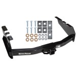 Class 5 Trailer Hitch Package w/ Wiring For 99-07 Chevy Silverado GMC Sierra 1500 99-04 2500 LD w/ 2-5/16" Ball 2" Drop Mount 7-Way Pin Blade RV