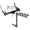 Trailer Tow Hitch w/ 4 Bike Rack For 06-08 Ford F-150 Lincoln Mark LT tilt away adult or child arms fold down carrier