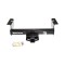 Trailer Tow Hitch w/ 4 Bike Rack For 01-24 Chevy Silverado GMC Sierra 3500 4500 5500 tilt away adult or child arms fold down carrier 