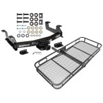 Trailer Tow Hitch For 11-14 Chevy Silverado GMC Sierra 2500 3500 HD Basket Cargo Carrier Platform w/ Hitch Pin