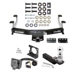 Class 5 Trailer Hitch Package w/ Wiring For 11-14 Chevy Silverado GMC Sierra 2500 3500 HD w/ 2-5/16" Ball 2" Drop Mount 7-Way Pin Blade RV