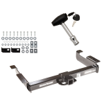 Trailer Tow Hitch For 96-24 Chevy Express GMC Savana w/ Security Lock Pin Key