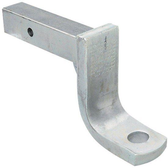 Ball Mount Draw-Bar 12000 lbs 8-1/2" Long 3" Rise 4" Drop Fits 2" x 2" Trailer Hitch Receiver Zinc