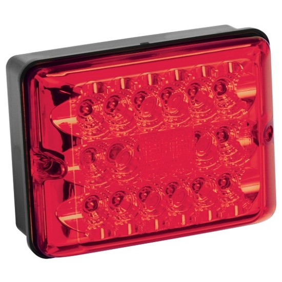 Bargman LED Single Stop-Tail-Turn Trailer Taillight 86 Series w/ Black Base RV