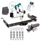 Reese Trailer Tow Hitch For 00-02 Chevy Express GMC Savana 1500 2500 3500 Deluxe Package Wiring 2" Ball and Lock