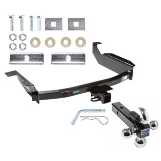 Reese Trailer Tow Hitch Receiver For 98-03 Dodge Durango w/Tri-Ball Triple Ball 1-7/8" 2" 2-5/16"