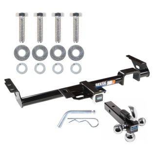 Reese Trailer Tow Hitch Receiver For 99-03 Lexus RX300 01-03 Toyota Highlander w/Tri-Ball Triple Ball 1-7/8" 2" 2-5/16"