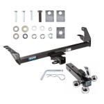 Reese Trailer Tow Hitch Receiver For 87-04 Dodge Dakota w/Tri-Ball Triple Ball 1-7/8" 2" 2-5/16"