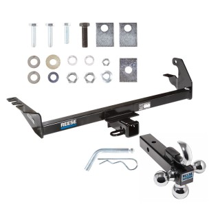 Reese Trailer Tow Hitch Receiver For 87-04 Dodge Dakota w/Tri-Ball Triple Ball 1-7/8" 2" 2-5/16"