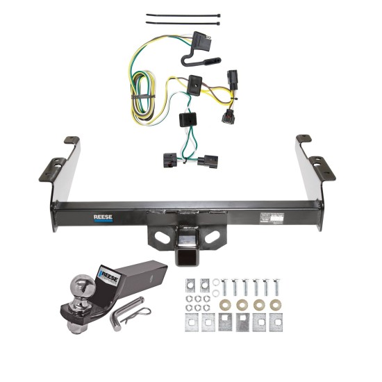 Reese Trailer Tow Hitch For 95-02 Dodge Ram 1500 2500 3500 Complete Package w/ Wiring and 2" Ball