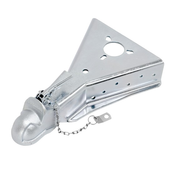 Bulldog Cast Head A-Frame Trailer Coupler 2-5/16" Ball 15,000 lbs Heavy Duty Tongue Wedge Latch Bolt-On