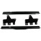 Draw-Tite Gooseneck Trailer Hitch for 99-10 Chevy GMC Silverado Sierra 2500 07-10 3500 Fold Down Plate w/ Custom Brackets Under Bed Rails 2-5/16" Ball