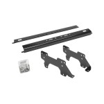 Draw-Tite Gooseneck Trailer Hitch for 03-12 Dodge Ram 2500 3500 06-08 1500 Mega Cab Fold Down Plate w/ Custom Brackets Under Bed Rails 2-5/16" Ball