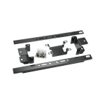 Draw-Tite Gooseneck Trailer Hitch for 07-17 Toyota Tundra Fold Down Plate w/ Custom Brackets Under Bed Rails 2-5/16" Ball