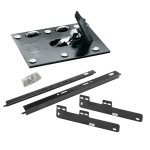 Draw-Tite Gooseneck Trailer Hitch for 04-14 Ford F150 F-150 Fold Down Plate w/ Custom Brackets Under Bed Rails 2-5/16" Ball