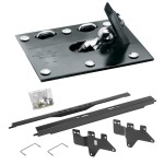 Draw-Tite Gooseneck Trailer Hitch for 01-07 Chevy GMC Silverado Sierra 3500 Fold Down Plate w/ Custom Brackets Under Bed Rails 2-5/16" Ball 8' Beds Only