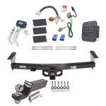 Reese Trailer Tow Hitch For 05-24 Nissan Frontier 09-12 Suzuki Equator Deluxe Package Wiring 2" Ball and Lock